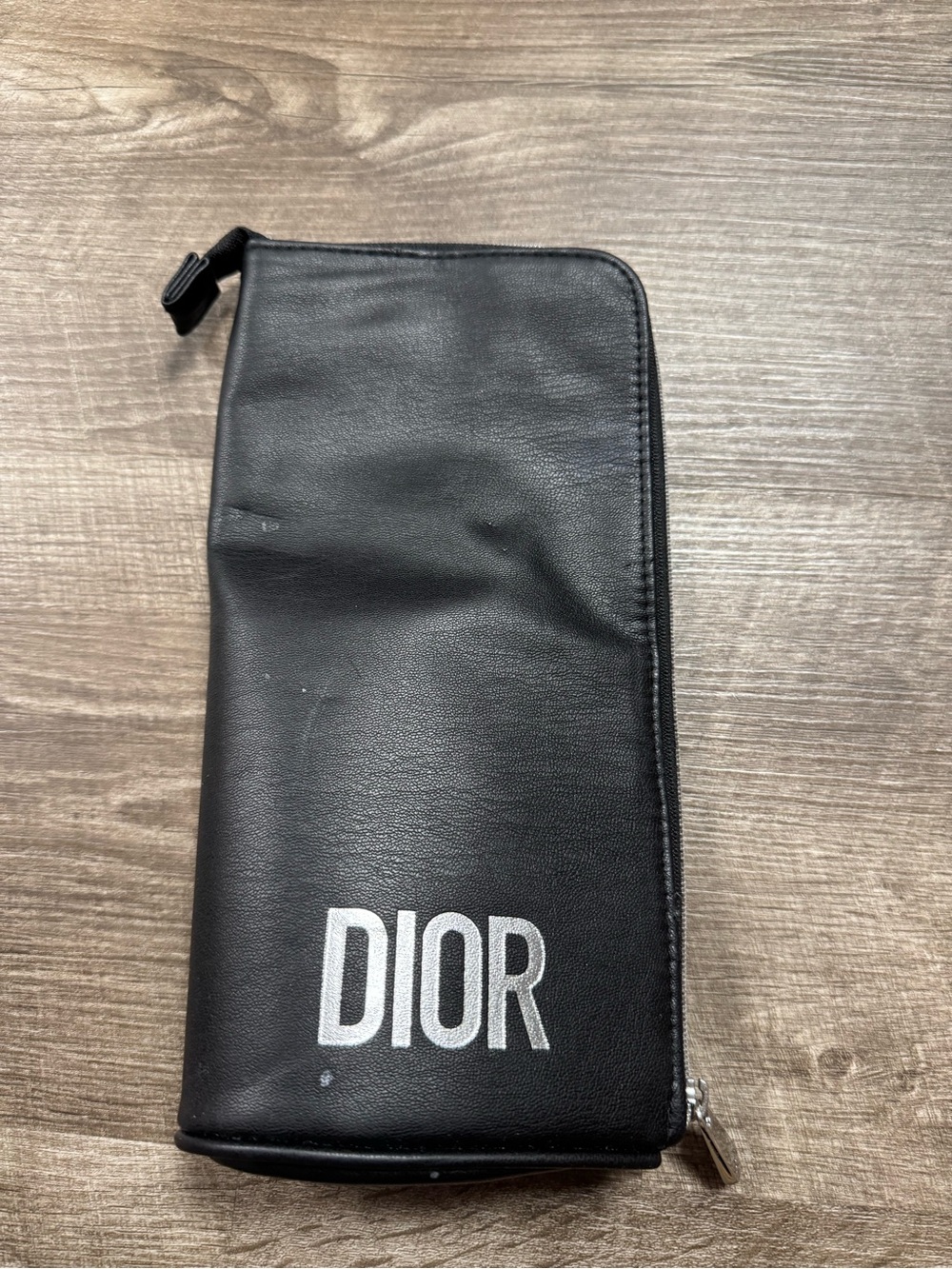 Dior CD Logo Black Cosmetic Bag